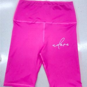 Adore brand Pink biker shorts sizes med- 2X